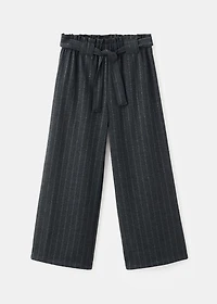 Lurex striped trousers