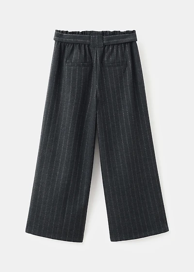 Lurex striped trousers