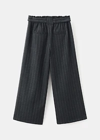Lurex striped trousers