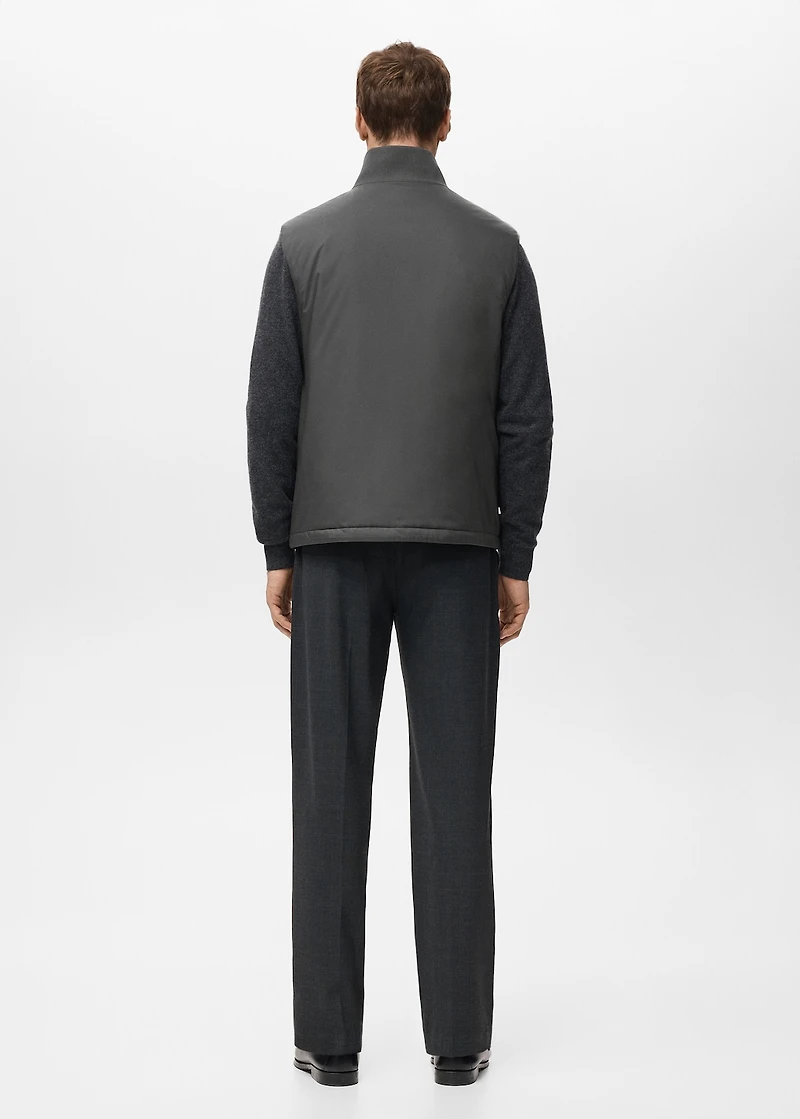 Lightweight quilted vest