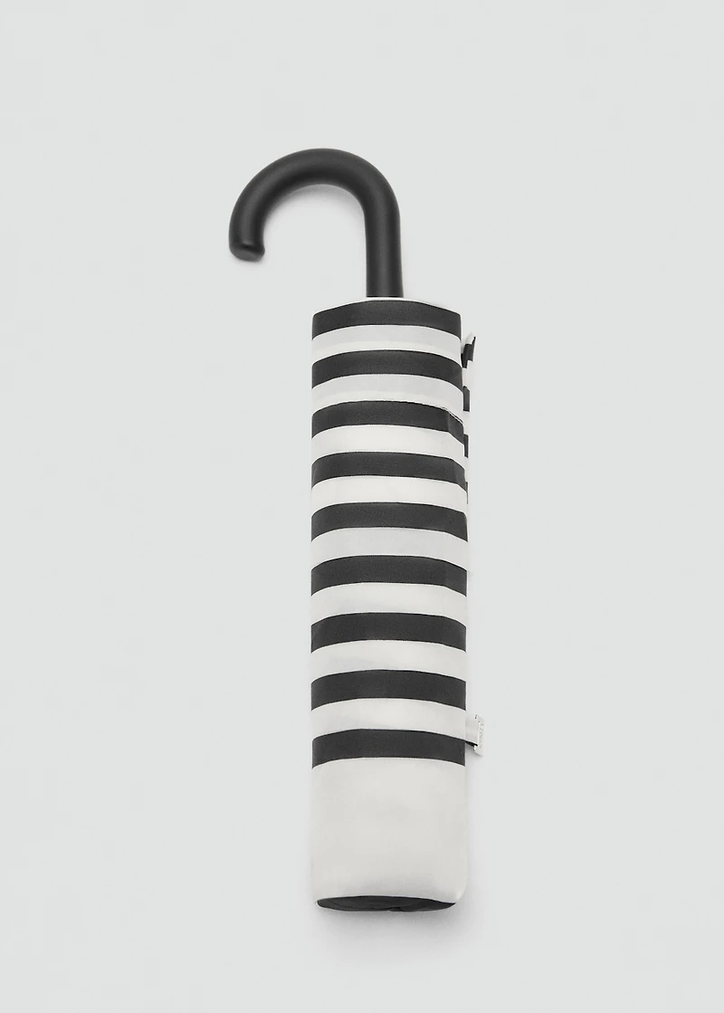 Stripe-printed umbrella