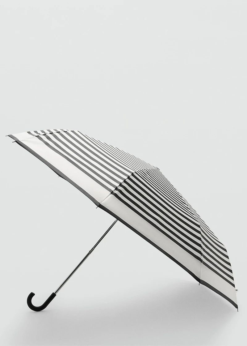 Stripe-printed umbrella