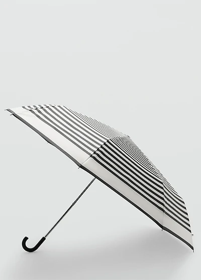 Stripe-printed umbrella