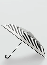 Stripe-printed umbrella