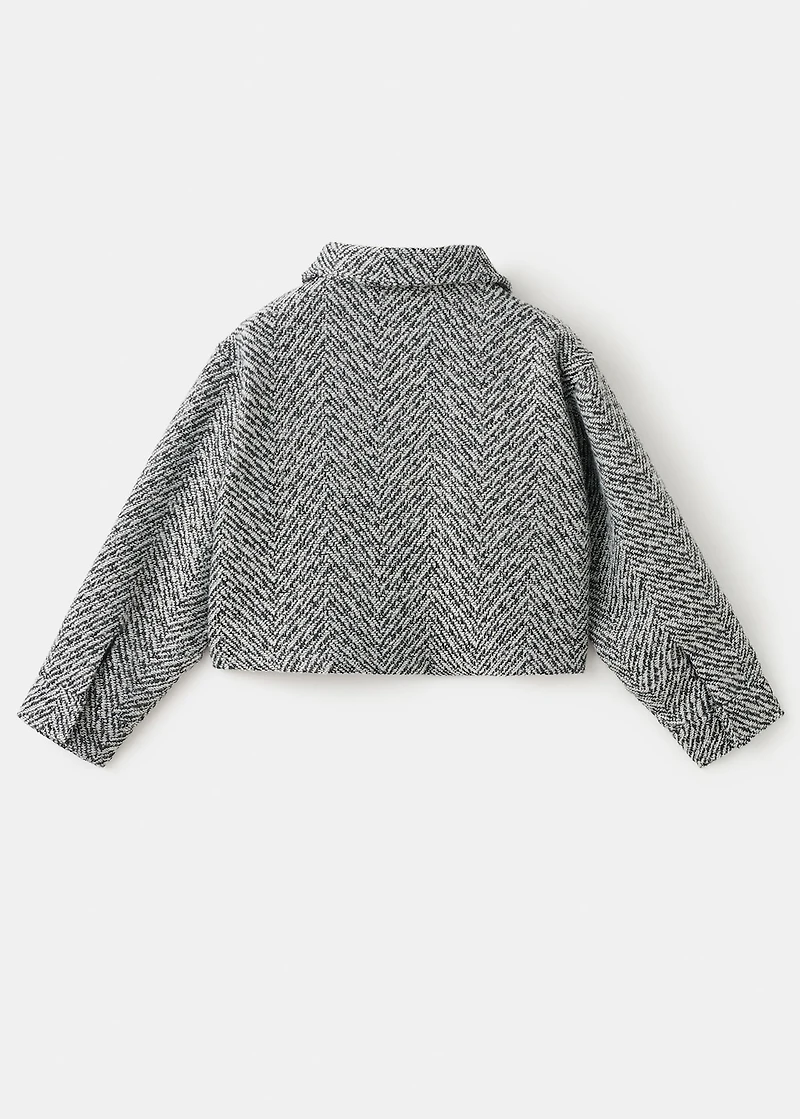 Tweed jacket with lurex details