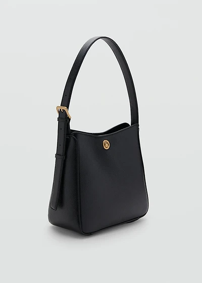 Medium bucket bag with metal detail