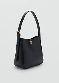 Medium bucket bag with metal detail