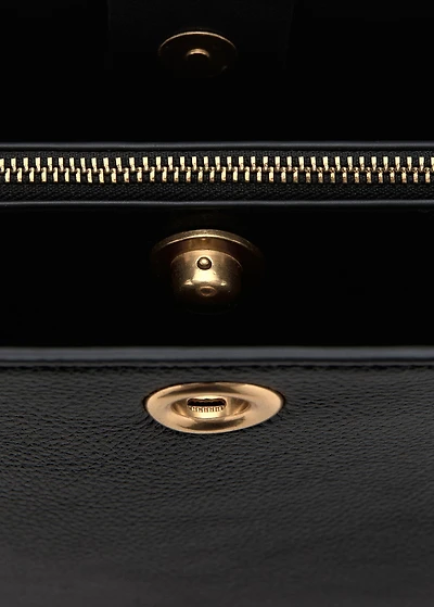 Medium bucket bag with metal detail