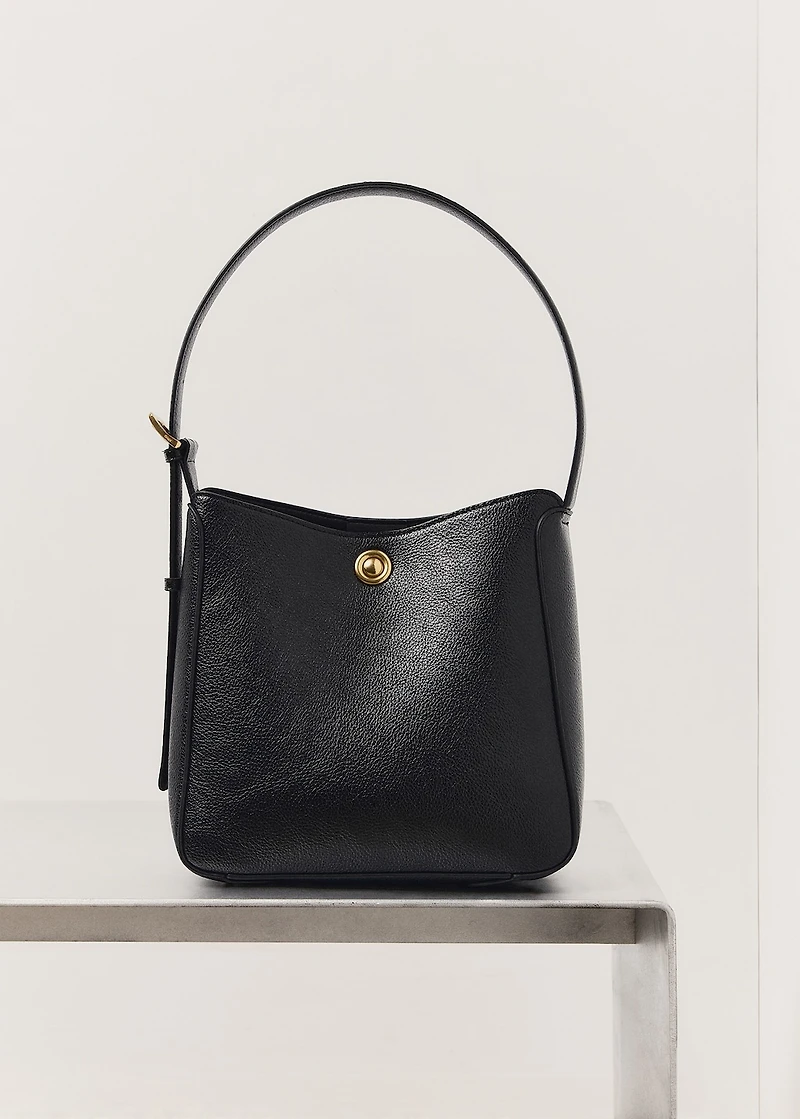 Medium bucket bag with metal detail