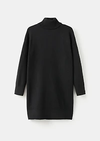 Knitted turtleneck dress