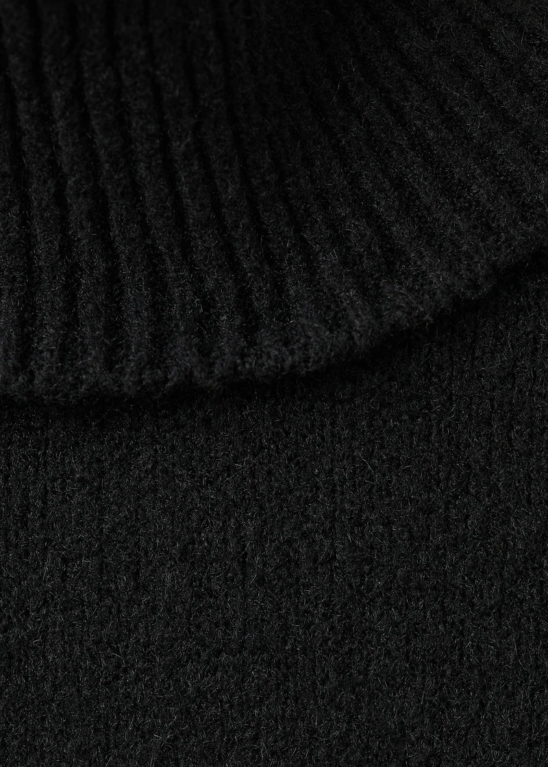 Knitted turtleneck dress