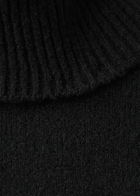 Knitted turtleneck dress