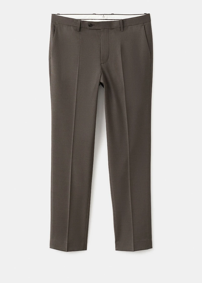 Milan slim-fit suit pants