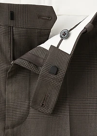 Milan slim-fit suit pants