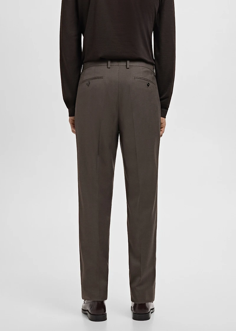 Milan slim-fit suit pants