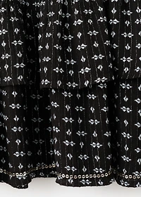 Skirt with sequin print