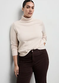 Turtleneck knitted sweater