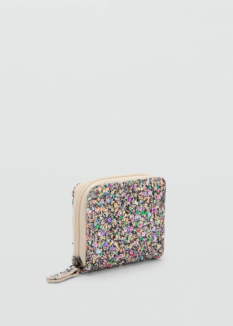 Glitter sparkle wallet