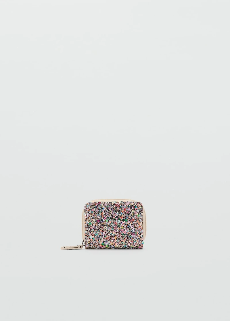 Glitter sparkle wallet