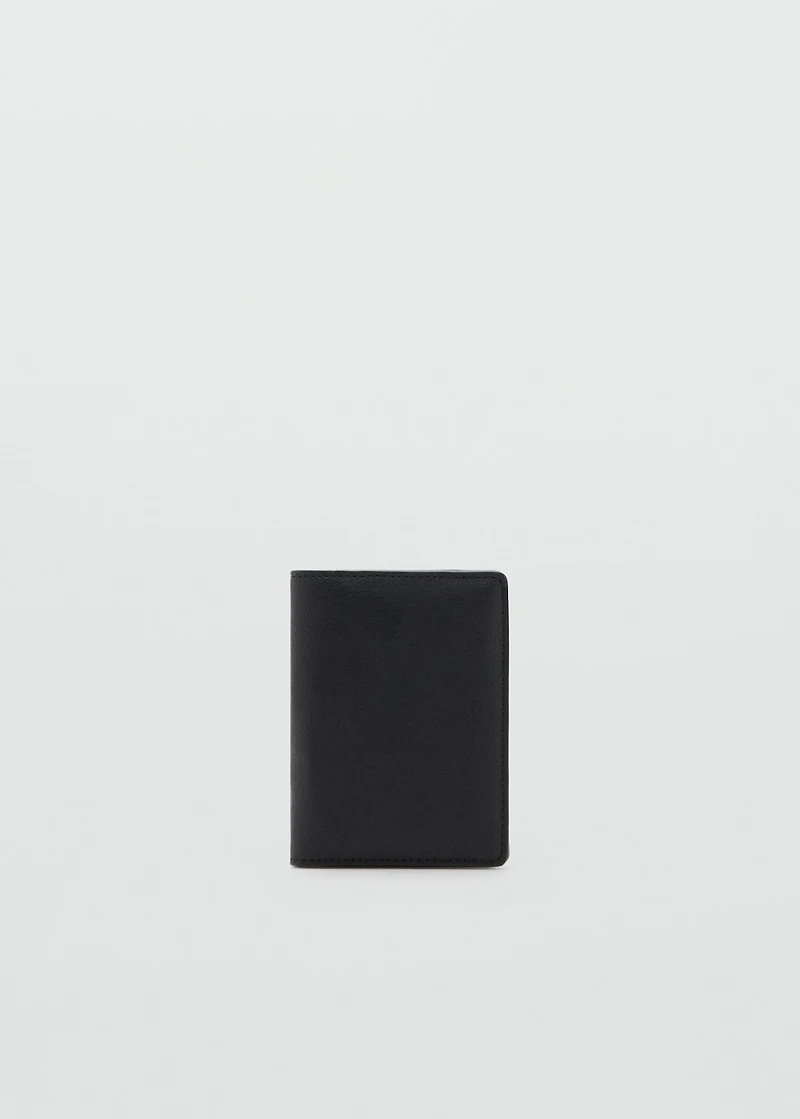 Wallet with embossed effect