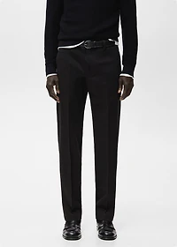 Slim fit cotton pants