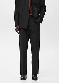Boston regular-fit suit pants