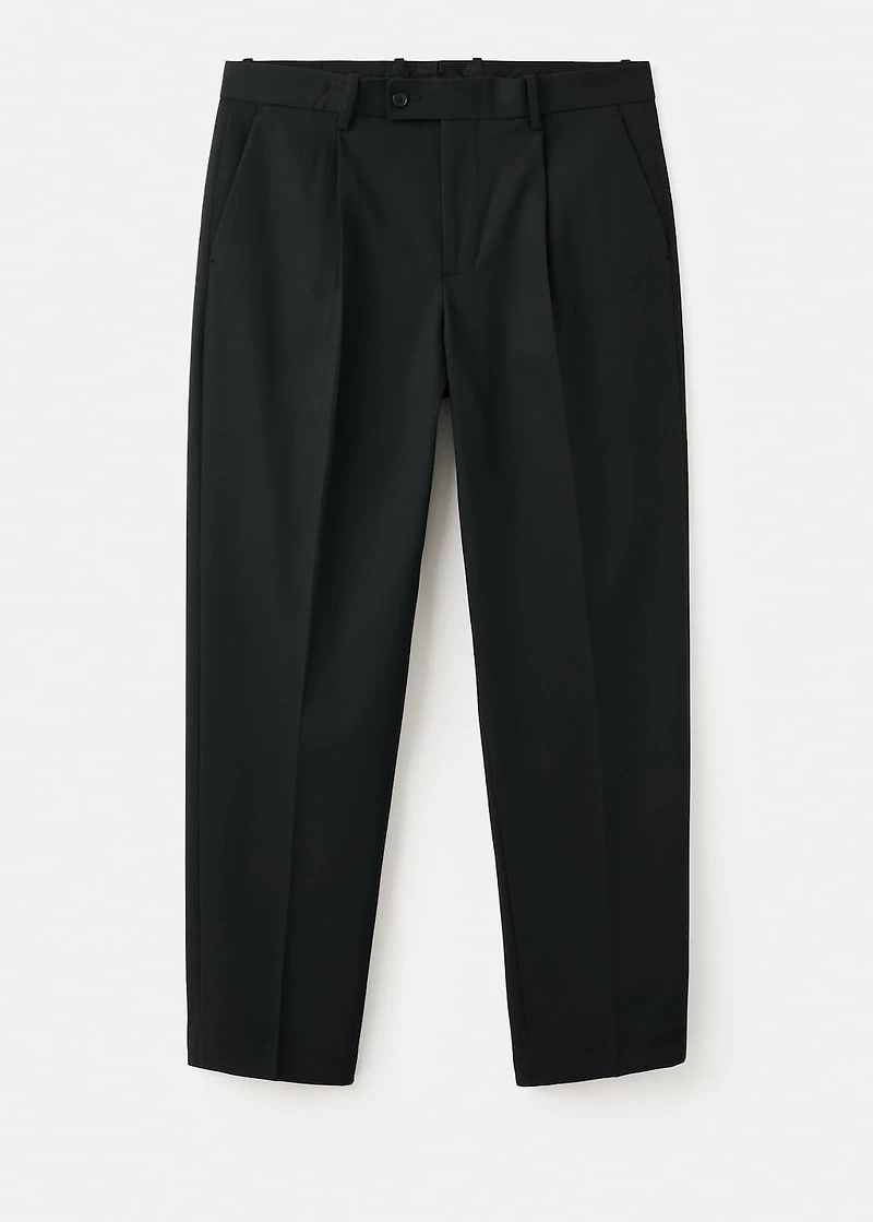 Boston regular-fit suit pants