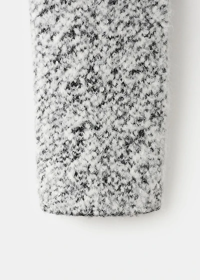 Flecked cotton-blend jacket