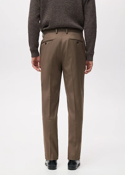 Turin 100% virgin wool suit pants