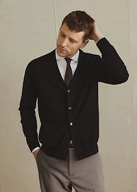 100% merino wool cardigan