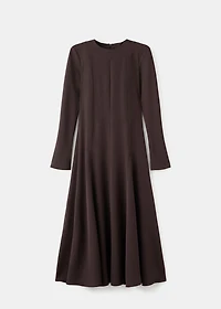 A-line dress with godets