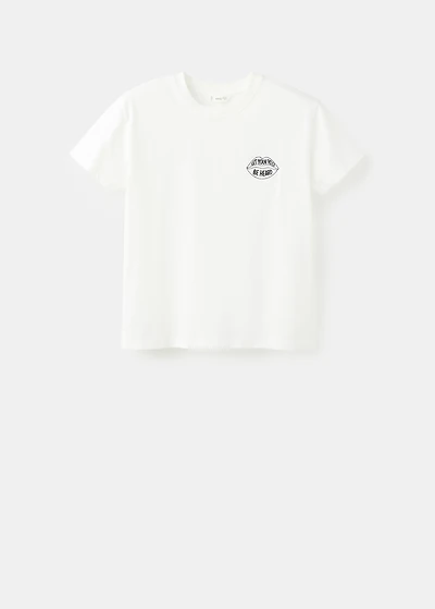 Embroidered short-sleeved t-shirt