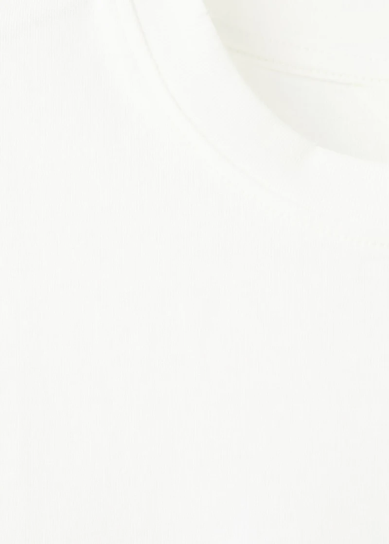 Embroidered short-sleeved t-shirt