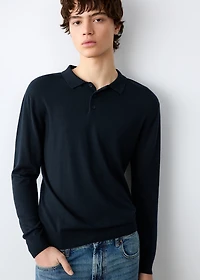 Polo neck sweater