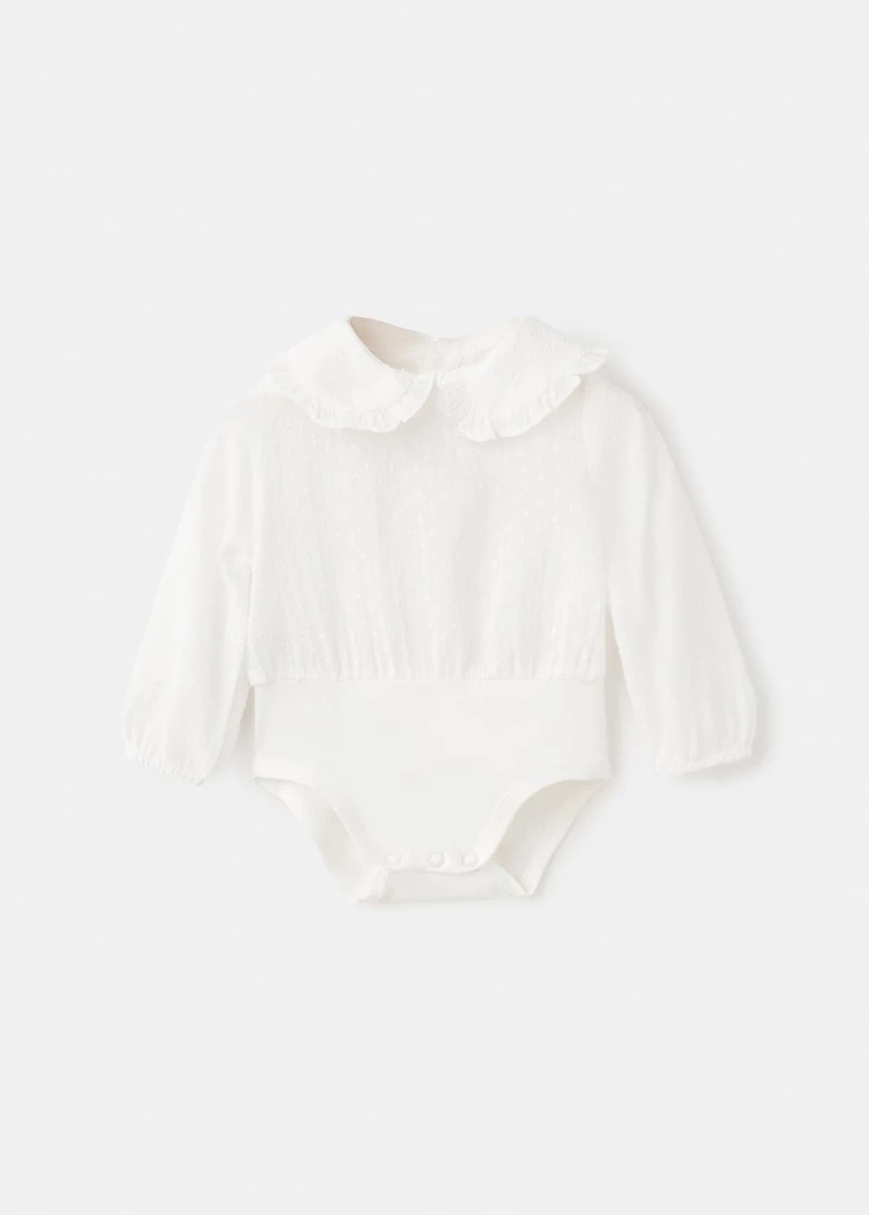 Embroidered cotton blouse