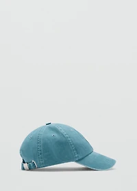 Embroidered detail cap