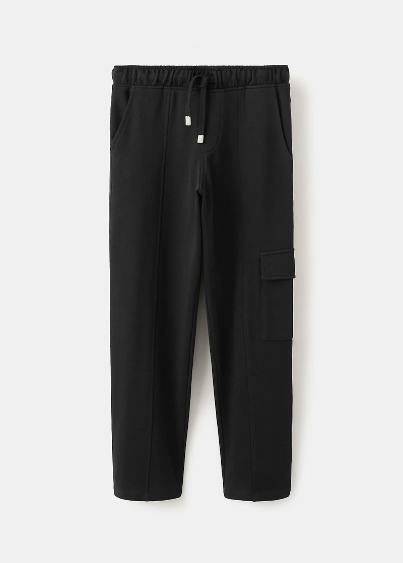 Cotton cargo joggers