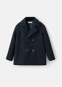 Wool fabric coat