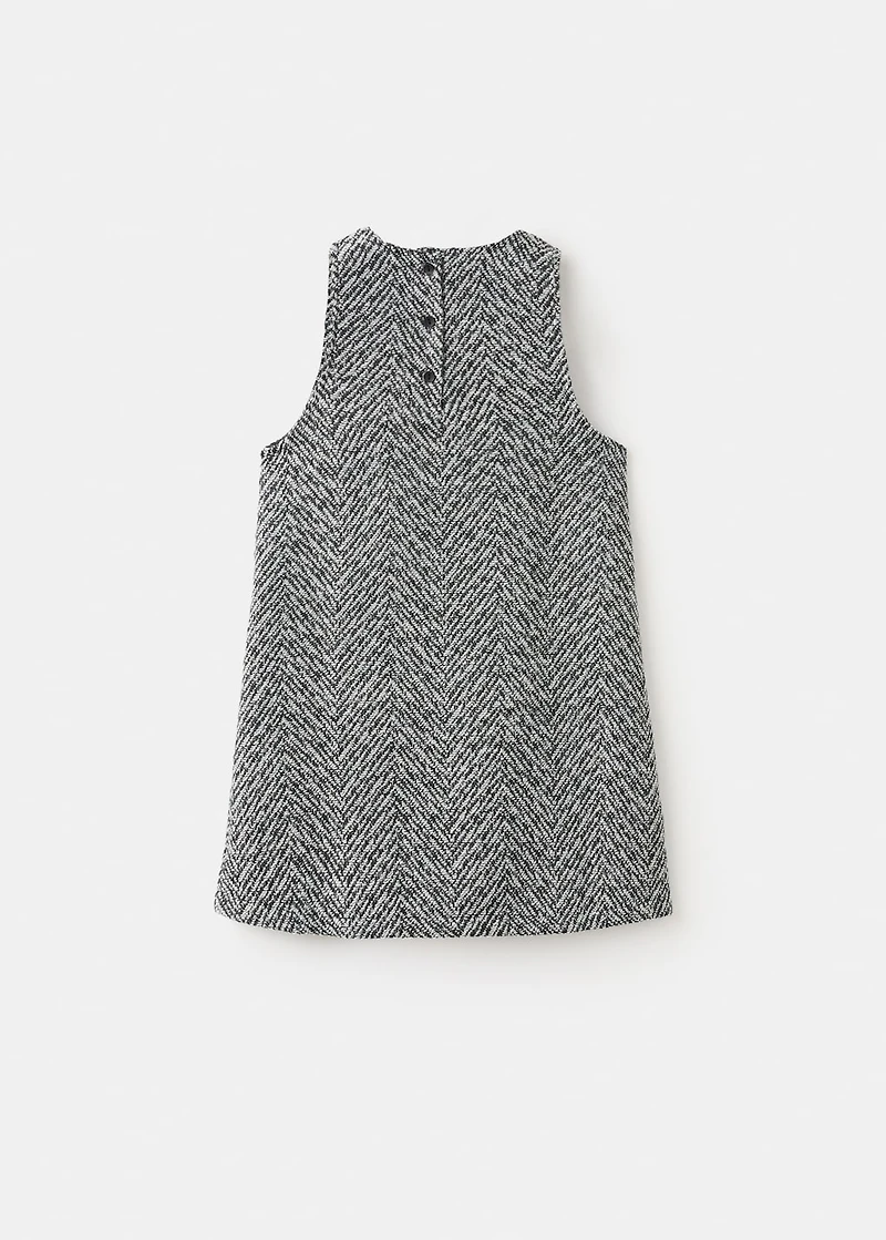 Lurex tweed dress