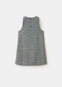 Lurex tweed dress