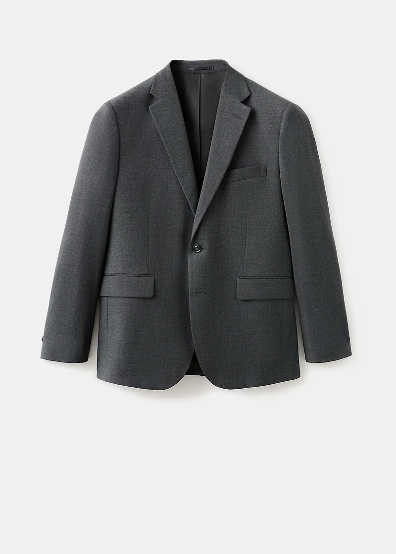 Milan slim-fit suit blazer