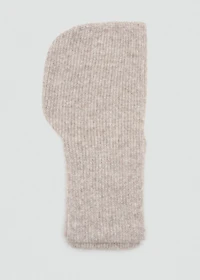 Combined-knit scarf
