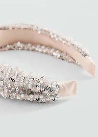 Sequin shimmer headband