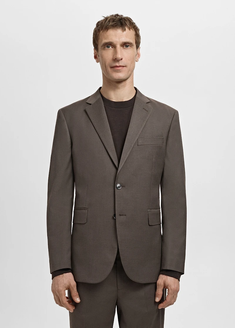 Milan slim-fit suit blazer