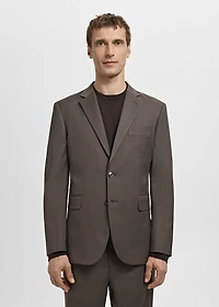 Milan slim-fit suit blazer