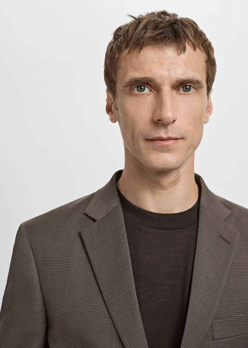 Milan slim-fit suit blazer