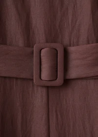 Lyocell jumpsuit with belt