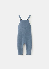 Long knitted dungarees