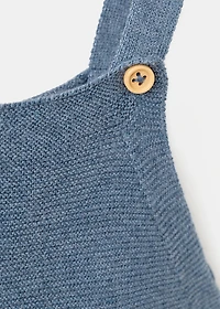 Long knitted dungarees