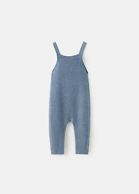 Long knitted dungarees